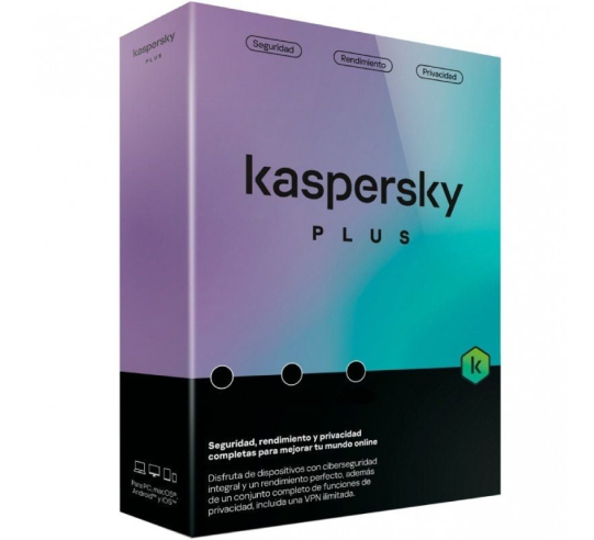 Antivirus kaspersky plus - 1 dispositivo - 1 año
