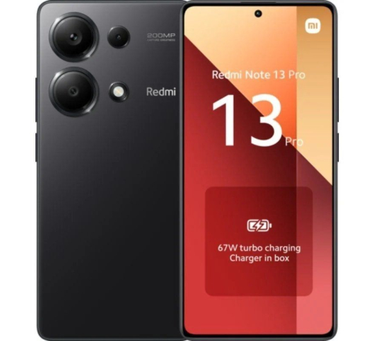 Smartphone xiaomi redmi note 13 pro 12gb - 512gb - 6.67' - negro
