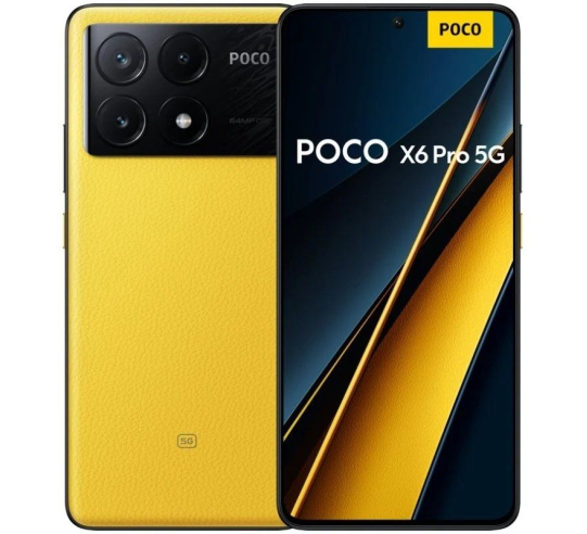 Xiaomi Poco X6 Pro 5G 8GB/256GB Amarillo - Teléfono móvil