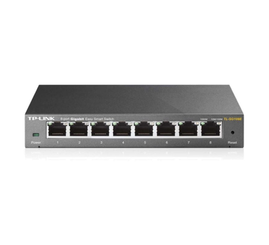 Switch tp-link easy smart tl-sg108e 8 puertos