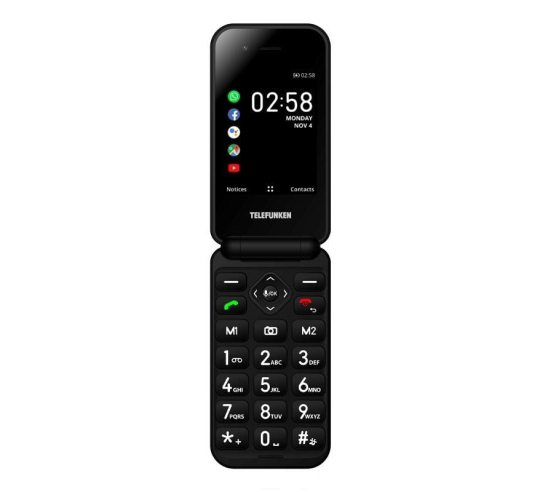 Teléfono móvil telefunken s740 para personas mayores