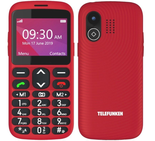 Teléfono móvil telefunken s520 para personas mayores