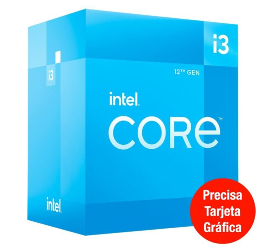 Procesador intel core i3-12100f 3.30ghz