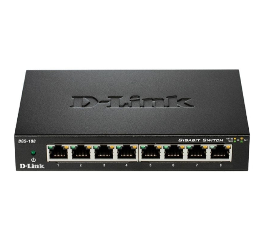 Switch d-link dgs-108 8 puertos