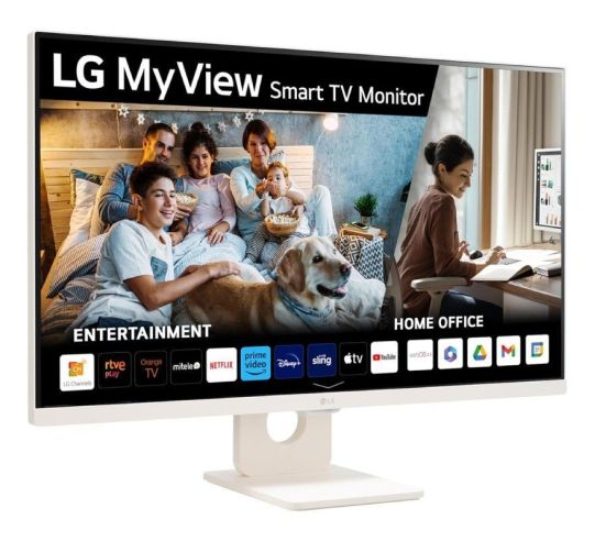 Smart monitor lg myview 32sr50f-w 31.5'