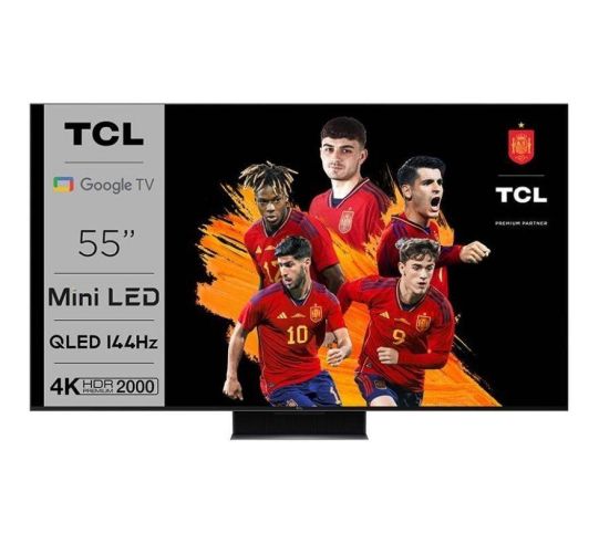 Televisor tcl qled-mini led 55c845 55'