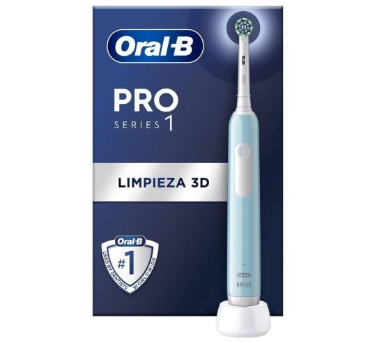 Cepillo Dental Oral B Braun Pro 1. 2 Recambios. Recargable. Azul