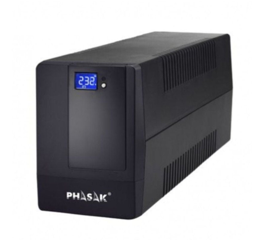 Sai línea interactiva phasak 600 va lcd