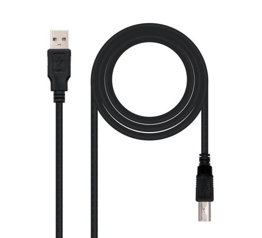 Cable usb 2.0 impresora nanocable 10.01.0105-bk