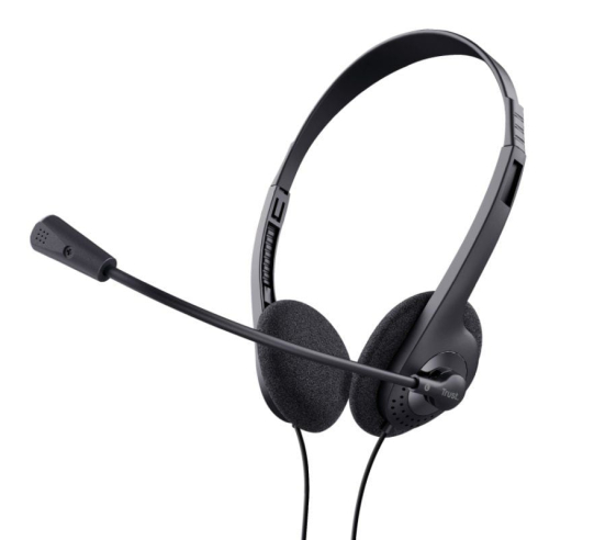 Auriculares trust chat headset 24659