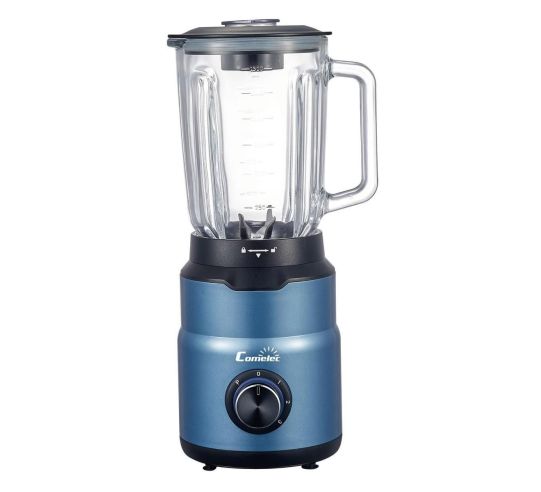 BATIDORA DE VASO BL7151 AZUL JARRA CRISTAL 1.5 L 800W COMELEC