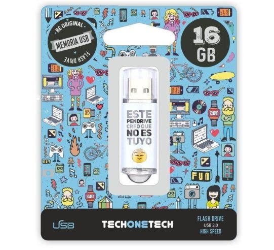 Pendrive 16gb tech one tech no es tuyo usb 2.0