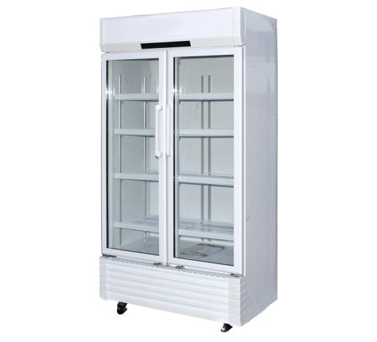 Refrigerador Vertical Doble Puerta Svan SVRH2100P 610 litros blanco 202x100x61cm