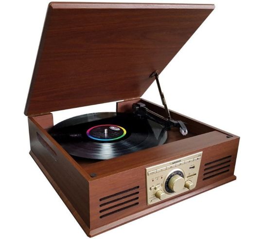 Tocadiscos Sunstech PXR32 -  Bluetooth -  Radio FM -  Conversor a MP3