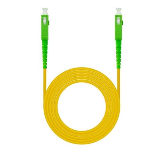 Cable de Fibra Óptica G657A2 Nanocable 10.20.0000-100 -  LSZH -  100m -  Amarillo