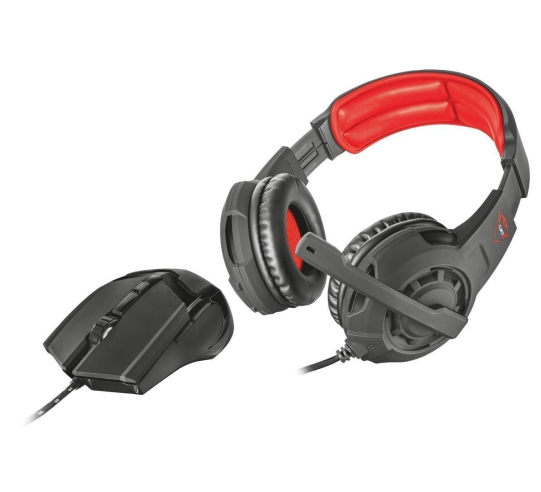 PACK AURICULARES CON MICRÓFONO Y RATON GXT784 21472 TRUST GAMING
