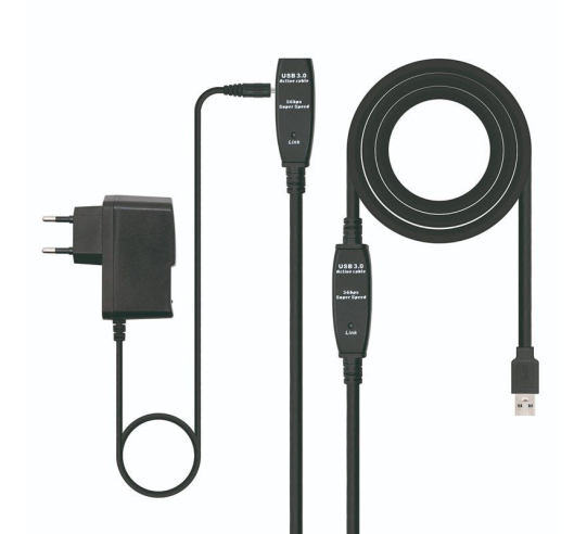 Cable alargador usb 3.0 nanocable 10.01.0312