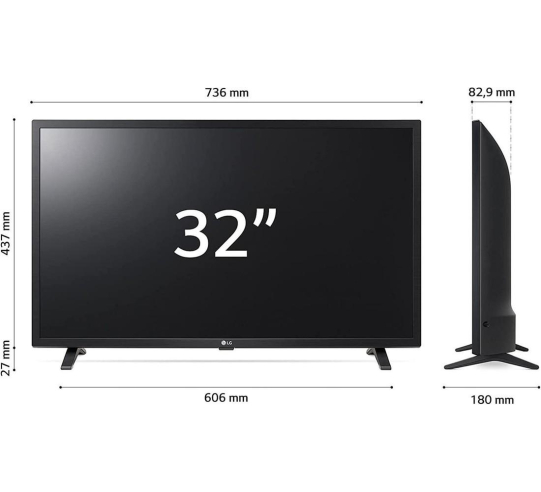 TV LED - LG 32LQ630B6LA, 32 pulgadas, HD, Procesador a5 Gen 5 con