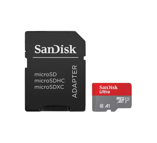 Tarjeta de memoria sandisk ultra 64gb microsd xc con adaptador