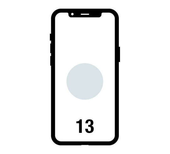 Smartphone apple iphone 13 256gb - 6.1' - 5g - blanco estrella