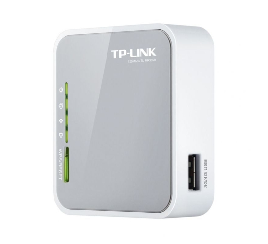 Router inalámbrico 3g tp-link tl-mr3020 150mbps - 2.4ghz - 1 antena - wifi 802.11n/g/b