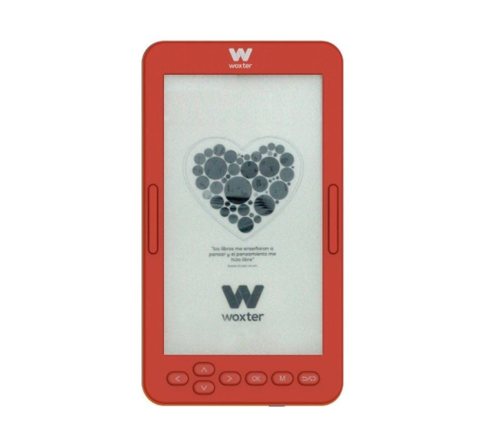 Libro electrónico ebook woxter scriba 195 s - 4.7' - tinta electrónica - rojo
