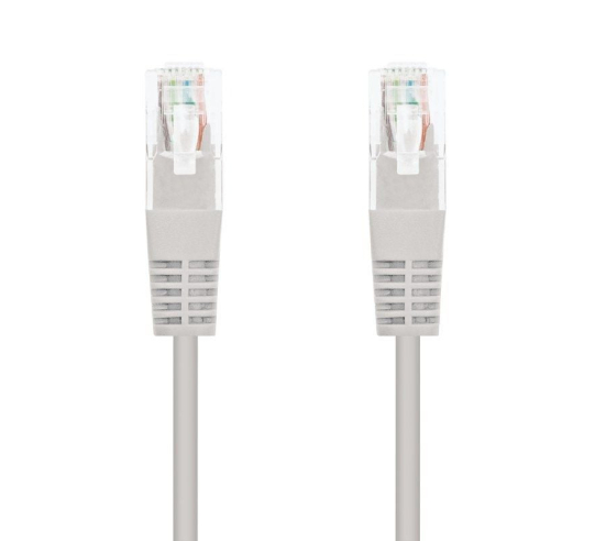Cable de red rj45 utp nanocable 10.20.0402 cat.6 - 2m - gris