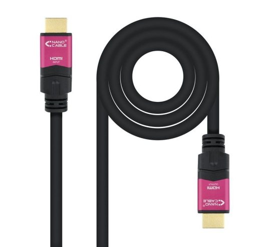 Cable hdmi 2.0 4k nanocable 10.15.3715 - hdmi macho - hdmi macho - 15m - negro
