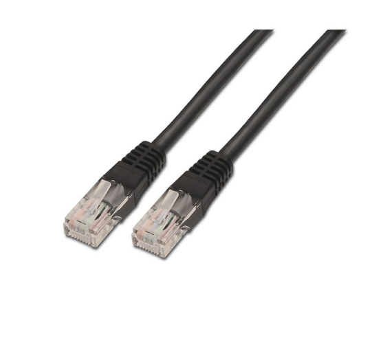 Cable de red rj45 utp aisens a133-0204 cat.5e - 2m - negro