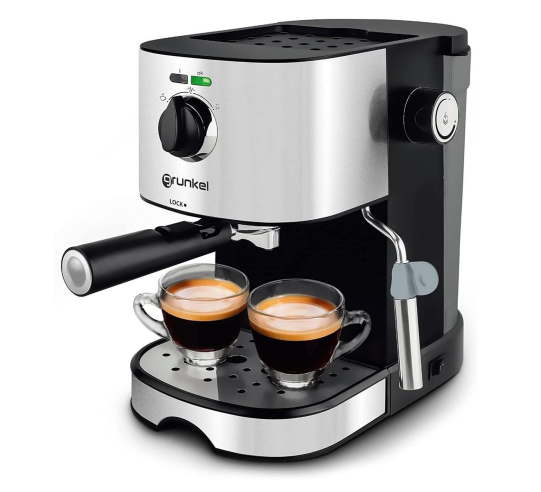 Cafetera Espresso 15 Bares Grunkel CAFPRESO H15. Vaporizador. 1 Litro. 850 W