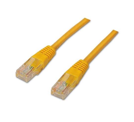 Cable de red rj45 utp aisens a135-0253 cat.6 - 50cm - amarillo