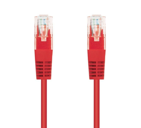 Cable de red rj45 utp nanocable 10.20.0401-r cat.6 - 1m - rojo