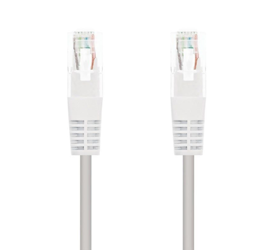 Cable de red rj45 utp nanocable 10.20.0105-w cat.5e - 5m - blanco
