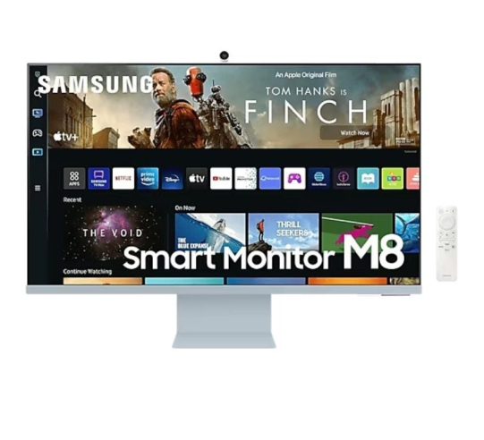 Smart monitor samsung m8 s32bm80buu 32' - 4k - smart tv - multimedia - azul