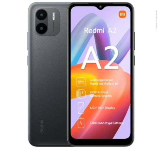 Smartphone xiaomi redmi a2 2gb - 32gb - 6.52' - negro