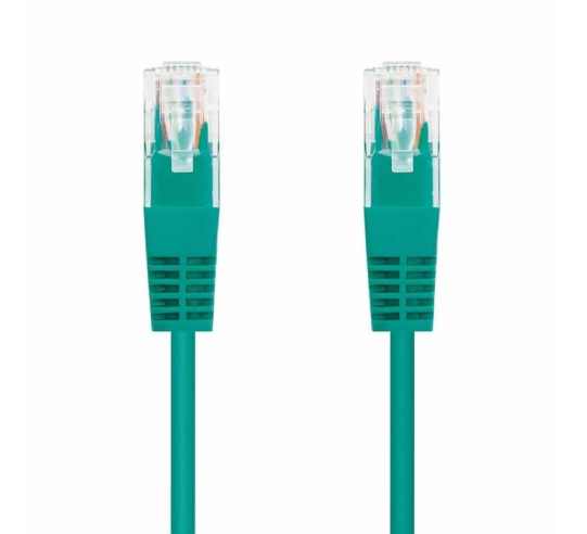 Cable de red rj45 utp nanocable 10.20.0401-gr cat.6 - 1m - verde