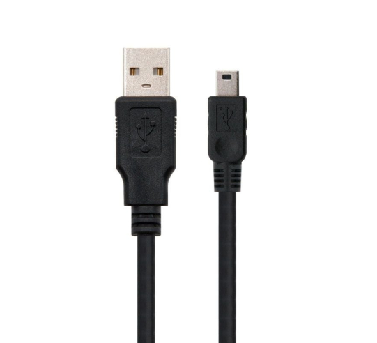 Cable usb 2.0 nanocable 10.01.0405 - usb macho - miniusb macho - 4.5m - negro