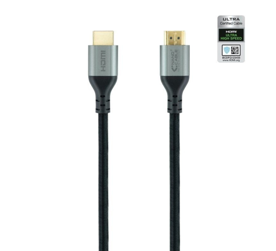 Cable hdmi 2.1 8k nanocable 10.15.8101-l150 - hdmi macho - hdmi macho - 1.5m - certificado - negro