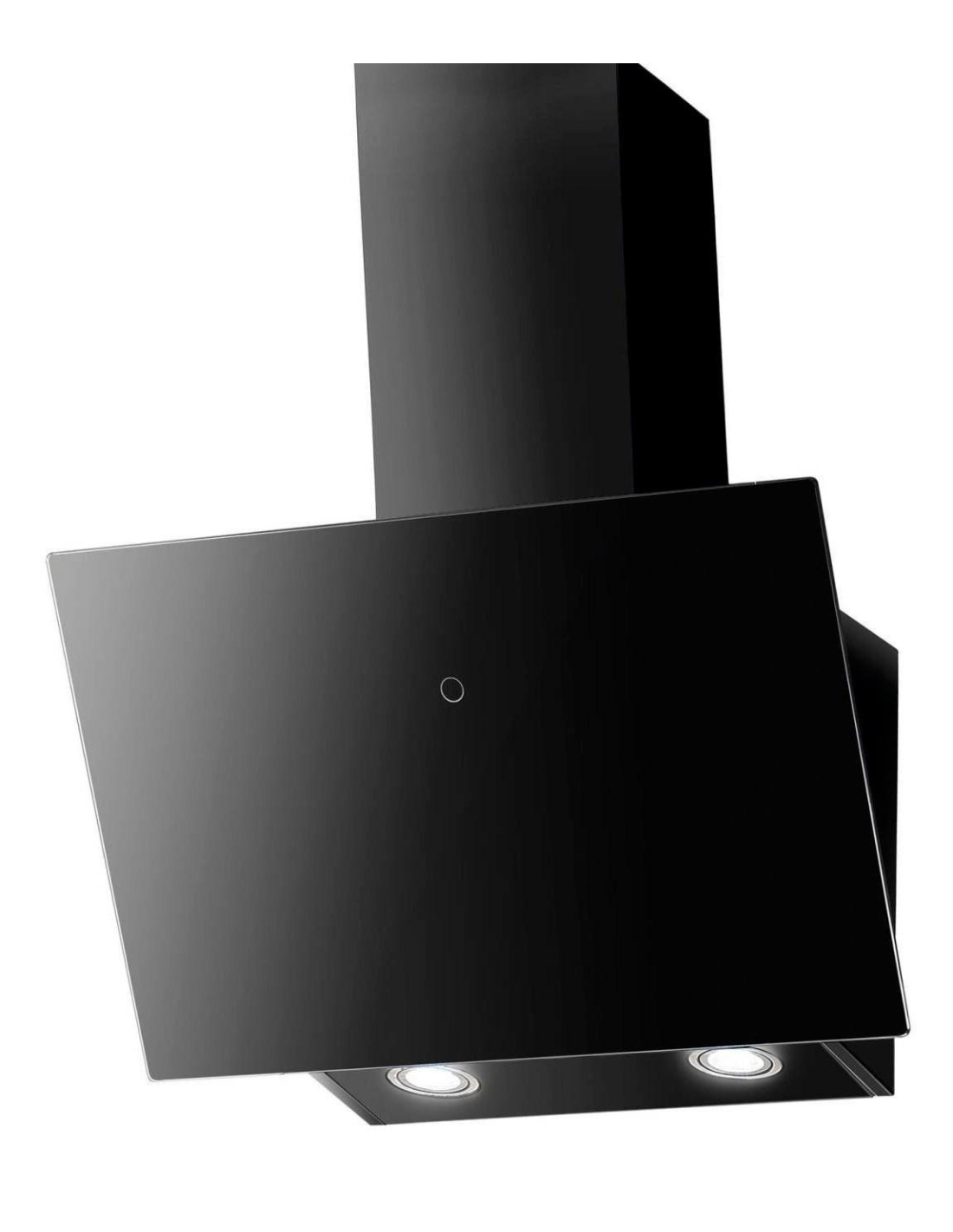 Campana extractora decorativa cristal negro 60cm Mepamsa CUADRO 60 NEGRA  330.0567.495