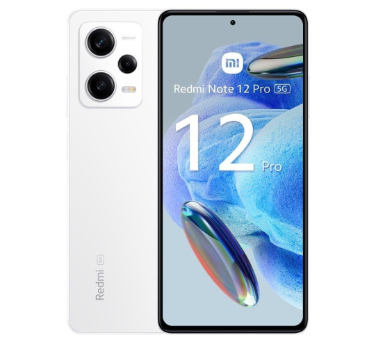 Smartphone xiaomi redmi note 12 pro 6gb - 128gb - 6.67' - 5g - blanco polar