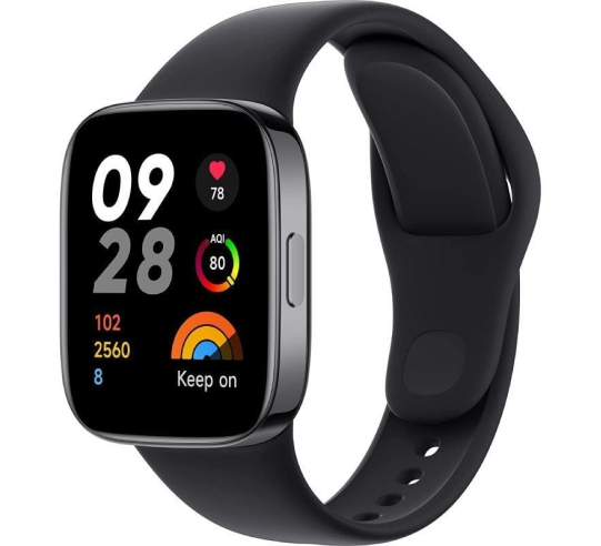 Smartwatch xiaomi redmi watch 3 - notificaciones - frecuencia cardíaca - gps - negro