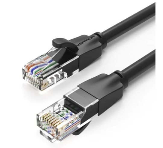 Cable de red rj45 utp vention ibebg cat.6 - 1.5m - negro