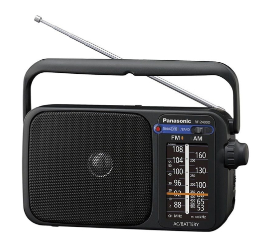 Radio portátil panasonic rf-2400deg-k