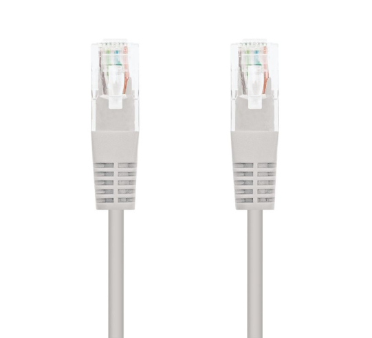 Cable de red rj45 utp nanocable 10.20.0410 cat.6 - 10m - gris