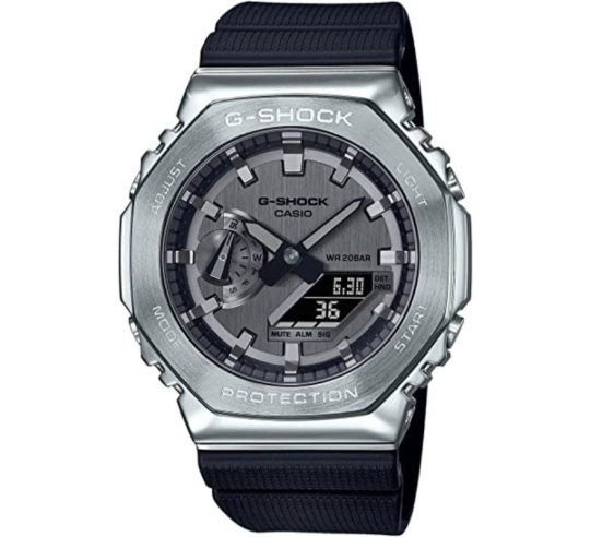 Reloj analógico y digital casio g-shock metal gm-2100-1aer - 49mm - negro