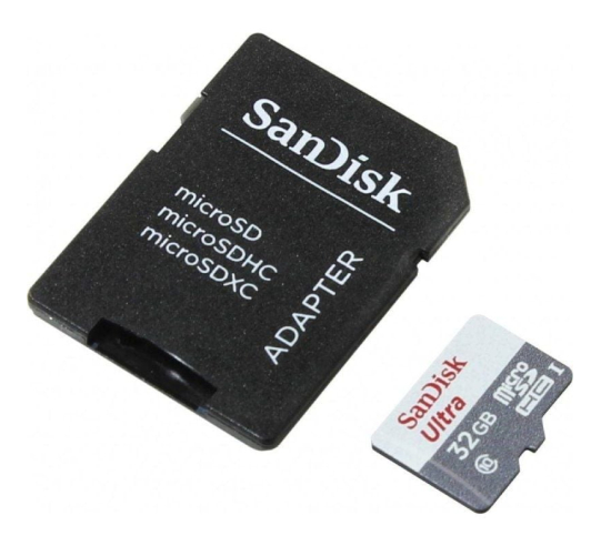 Tarjeta de memoria sandisk ultra 32gb microsd hc con adaptador