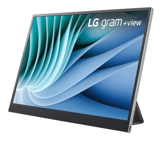 Monitor portátil lg gram +view 16mr70 16' - wqxga - negro y plata