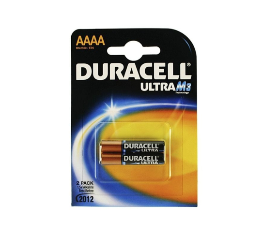 Pack de 2 pilas aaaa duracell ultra mx2500 - 1.5v - alcalinas