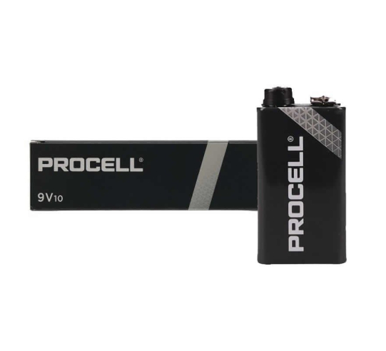 Pack de 10 pilas duracell procell id1604ipx10 - 9v - alcalinas