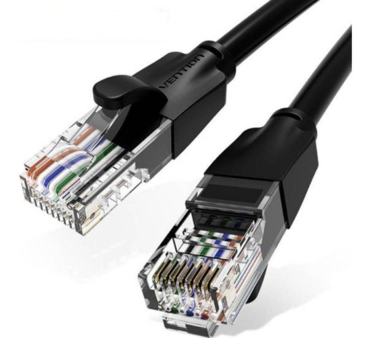 Cable de red rj45 utp vention ibebn cat.6 - 15m - negro